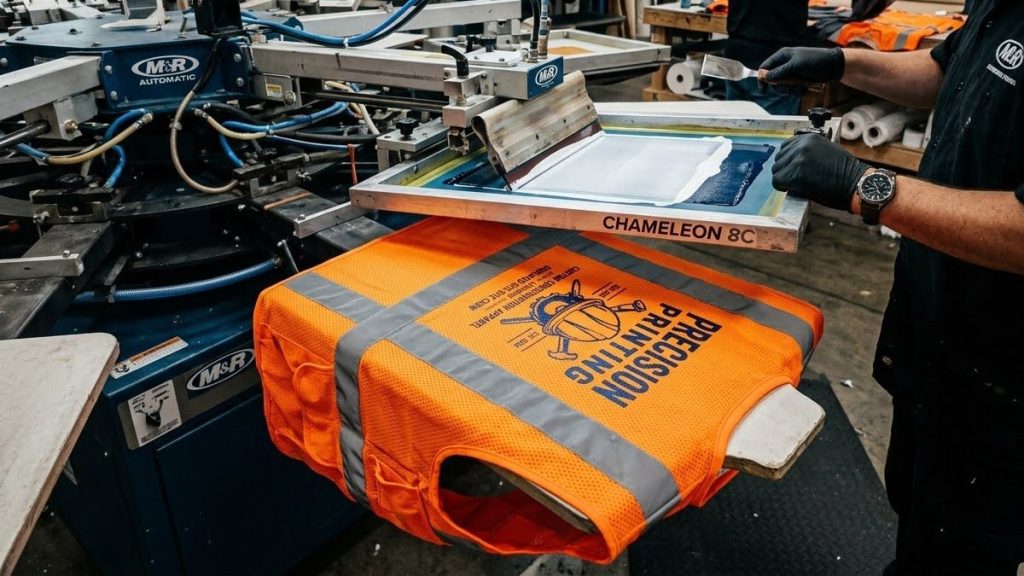 Custom Construction Vest Precision Printing01