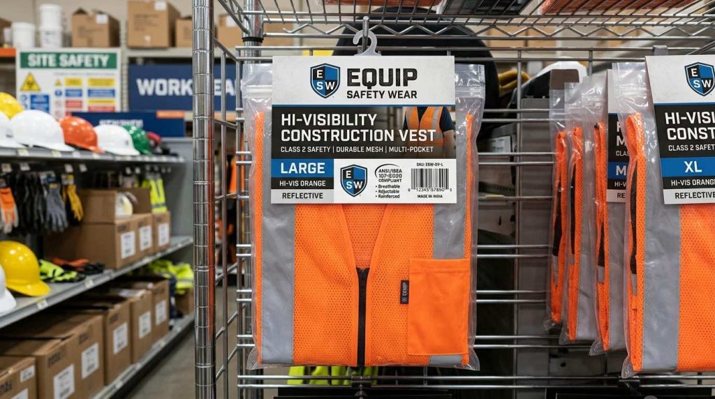 Private Label Packaging for Construction Vests