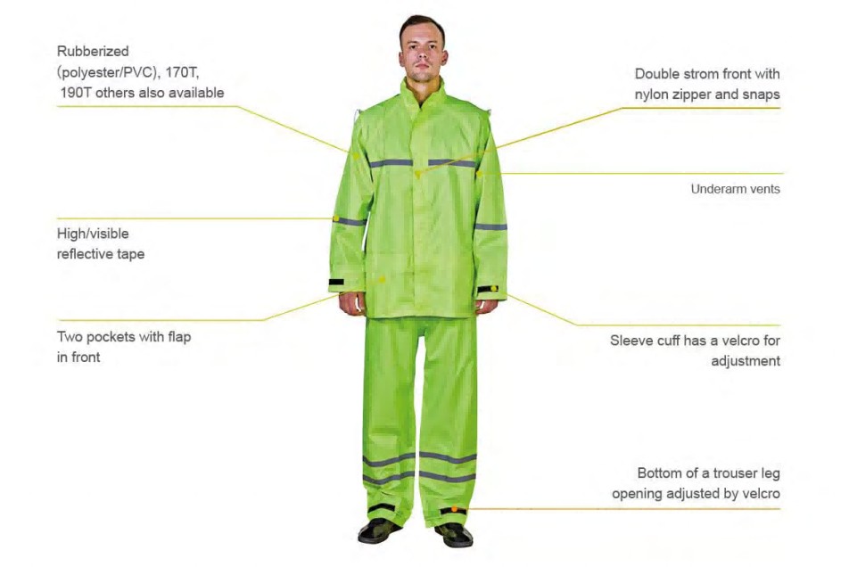 products heavy duty rain suit